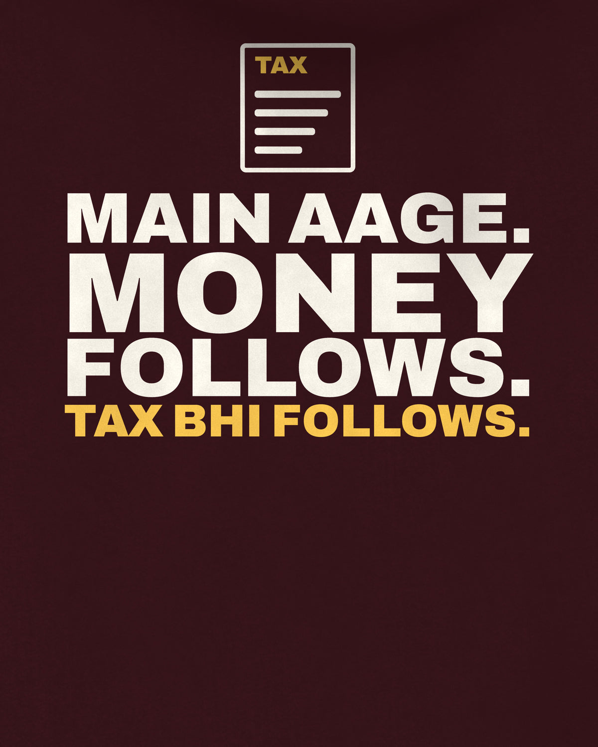 Maroon oversized hoodie, close-up of the back print text – digital mockup