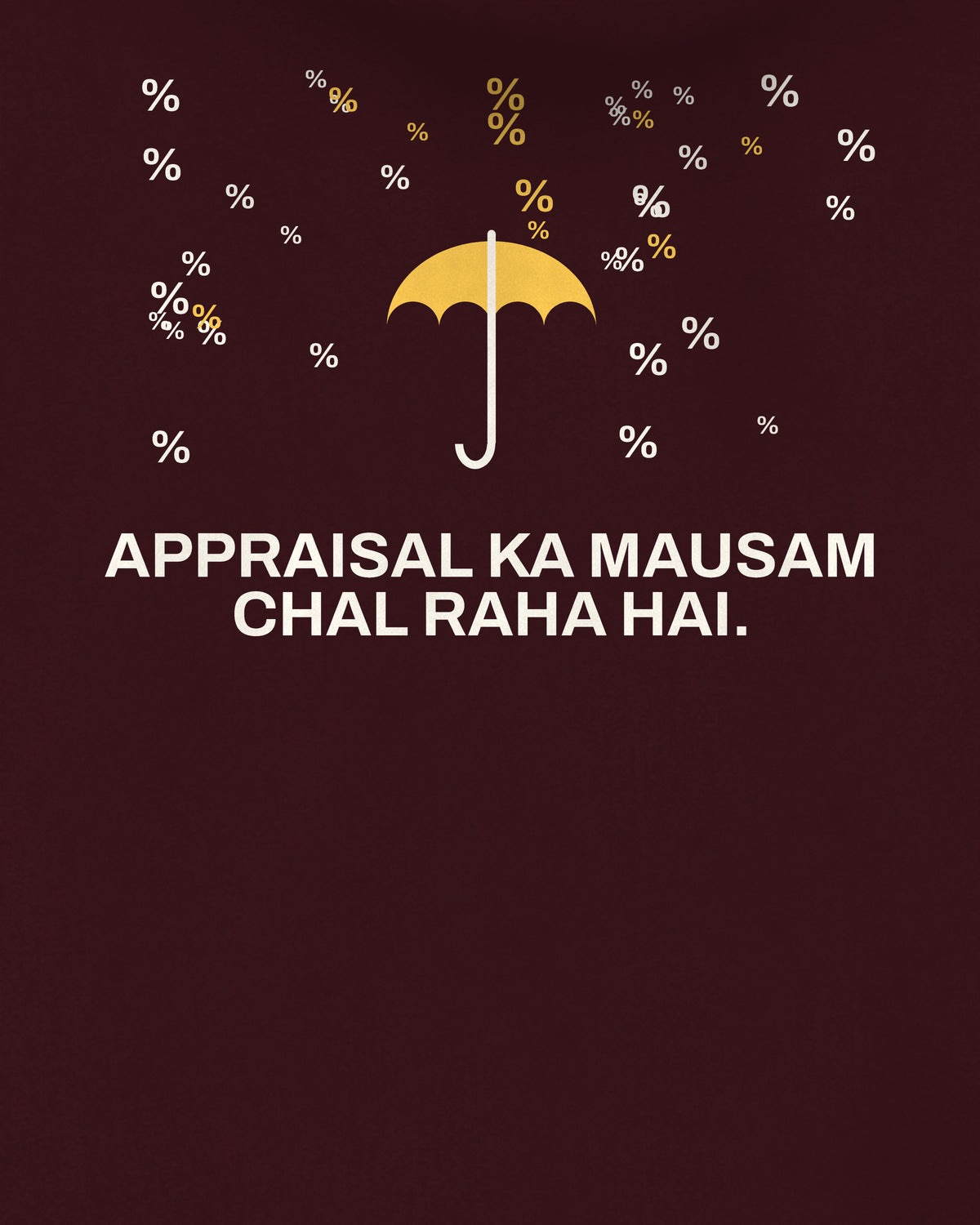 Maroon oversized hoodie, close-up of the Appraisal Season Office back print – digital mockup