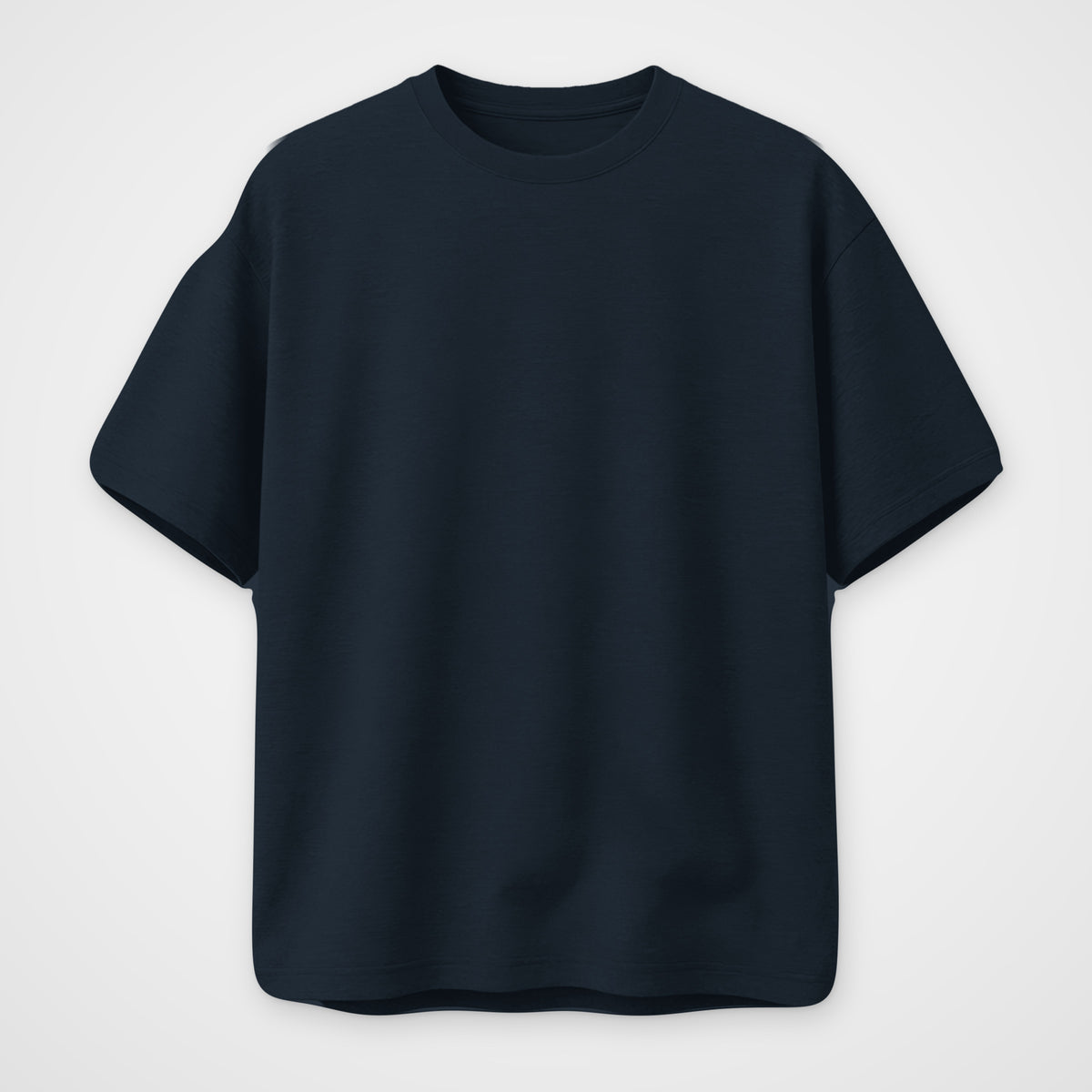 Navy Blue oversized t-shirt, front view