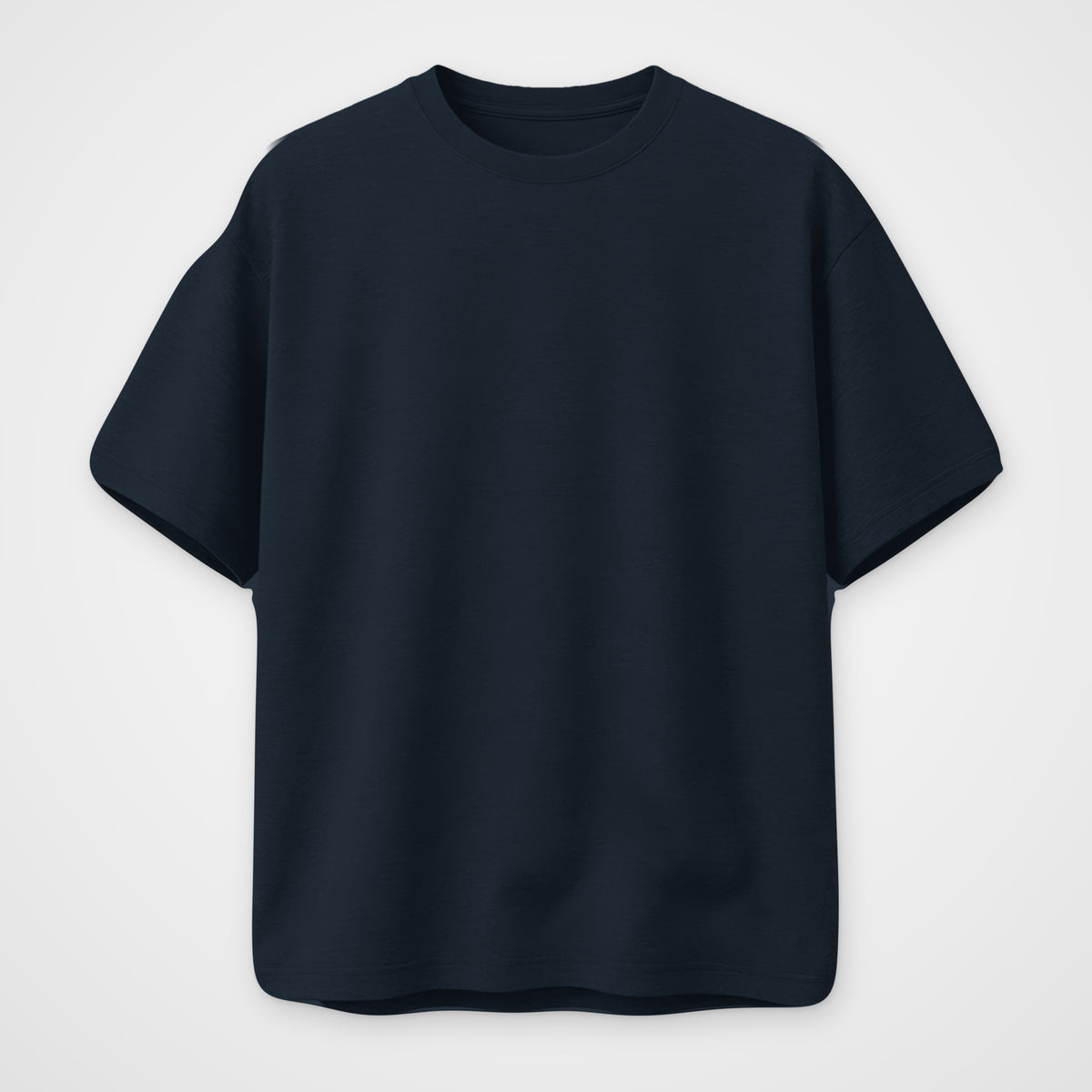 Navy Blue Oversized T-Shirt, front view