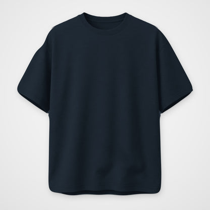 Navy Blue Oversized T-Shirt, front view