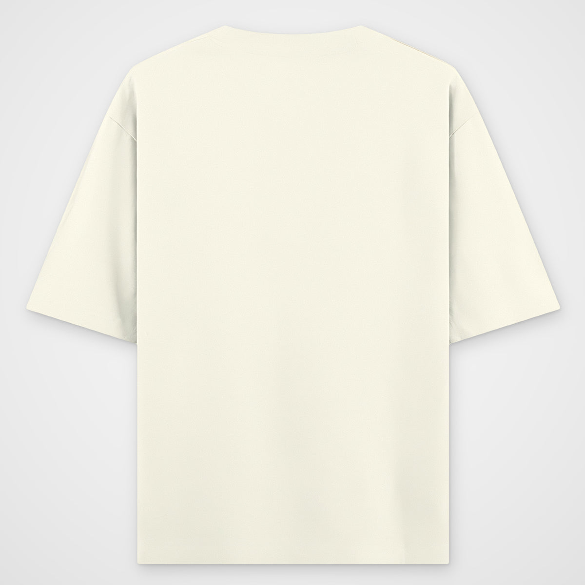 Cutting Spec oversized tee, off-white, back