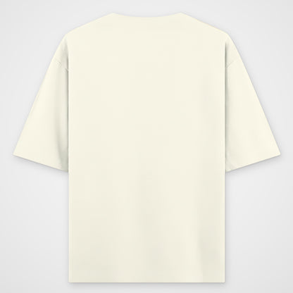 Cutting Spec oversized tee, off-white, back