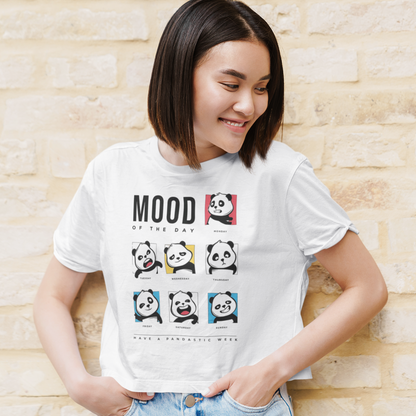 Mood of the Day Panda Crop Top