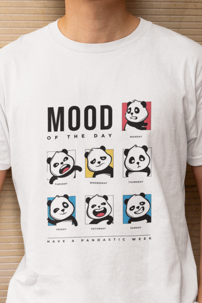 Mood of The Day Panda T-Shirt – Fun & Expressive Graphic Tee