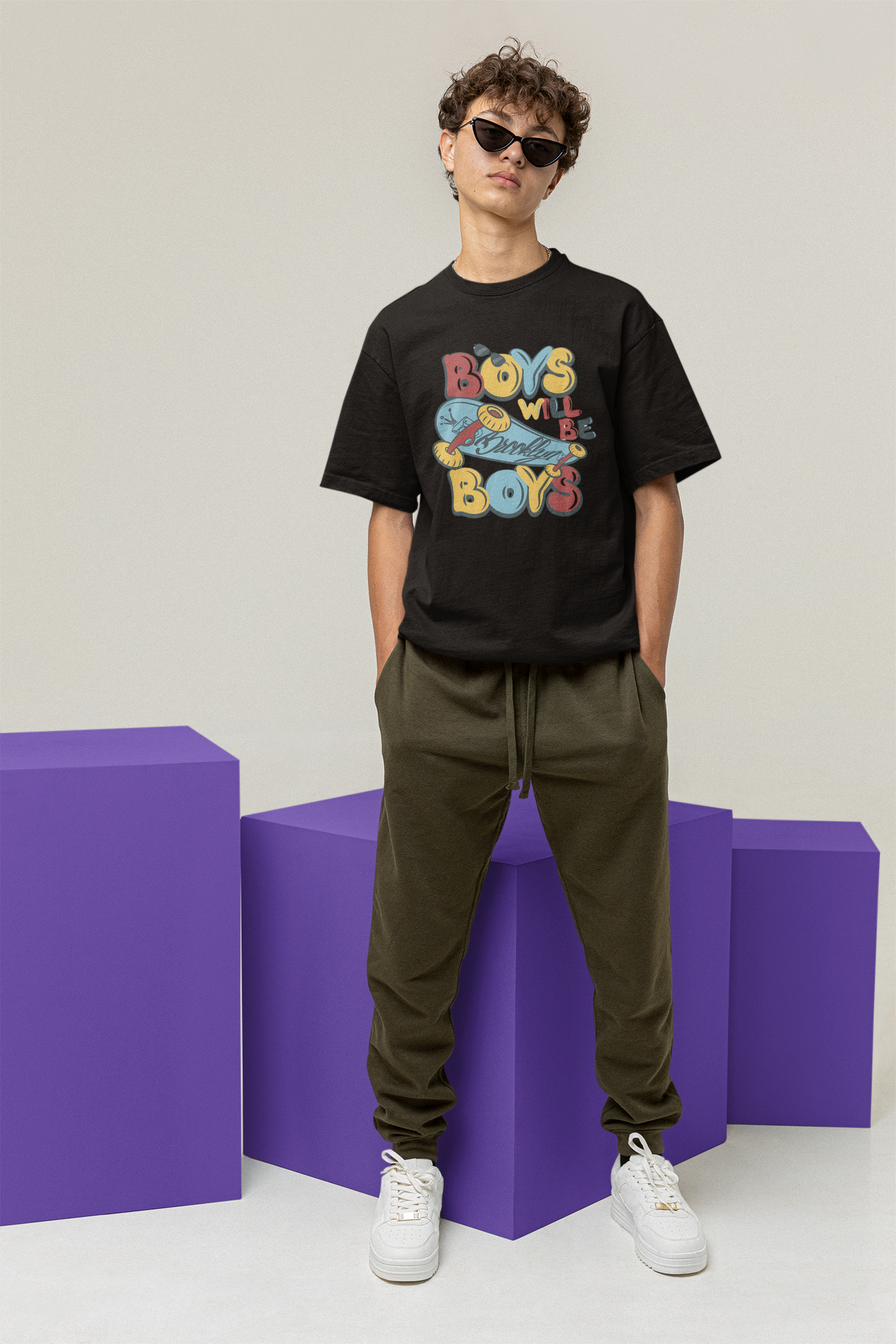 Boys Will Be Boys Oversized T-Shirt