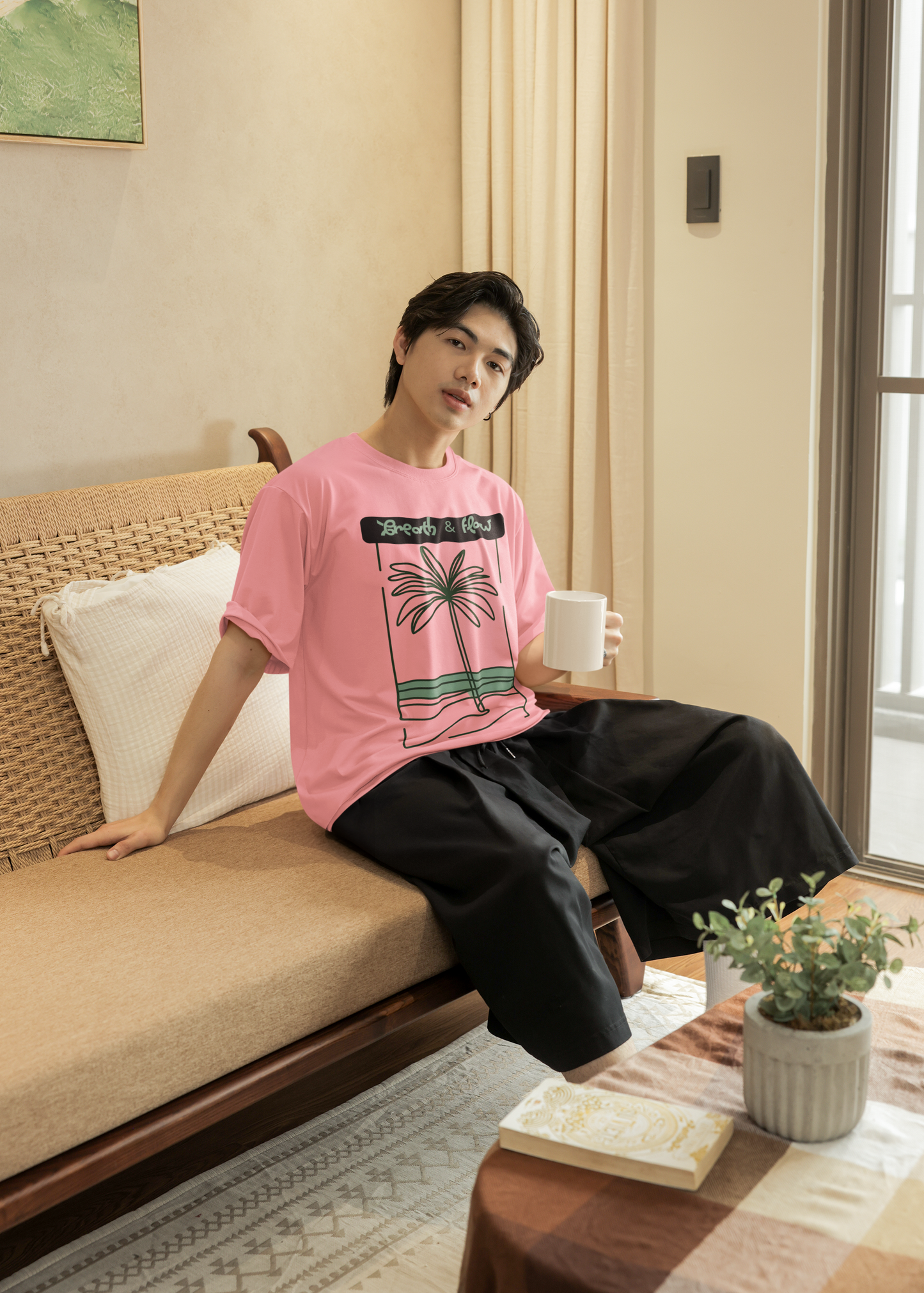 Breath & Flow Oversized T-Shirt – Relaxed Fit for Ultimate Comfort