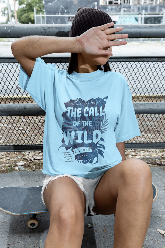 Call of the Wild Oversized T-Shirt – Adventure-Inspired Graphic Tee