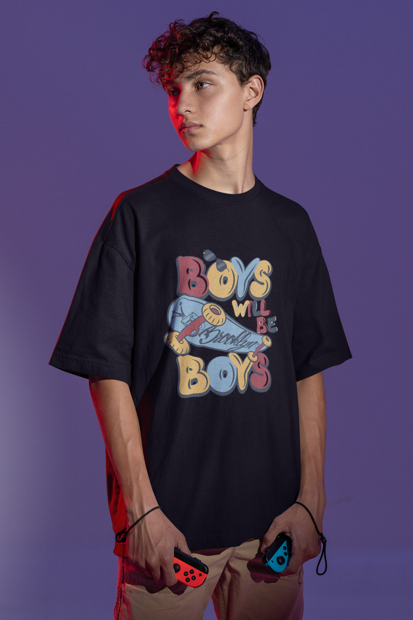 Boys Will Be Boys Oversized T-Shirt